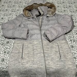Gray winter coat